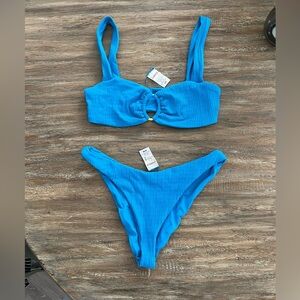 LSPACE NWOT blue bikini